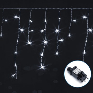 Aigostar - LED Dekoratyvinė lauko girlianda 75xLED/6W/230V 15x0,6m IP44 šalta balta