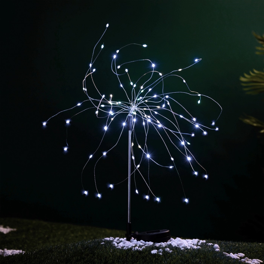 Aigostar - LED dekoratyvinis šviestuvas, įkraunamas saulės energija LED/0,03W/1,2V 88,5cm 6500K IP44