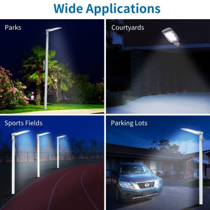 Aigostar - LED gatvės šviestuvas SLIM LED/200W/230V 6500K IP65