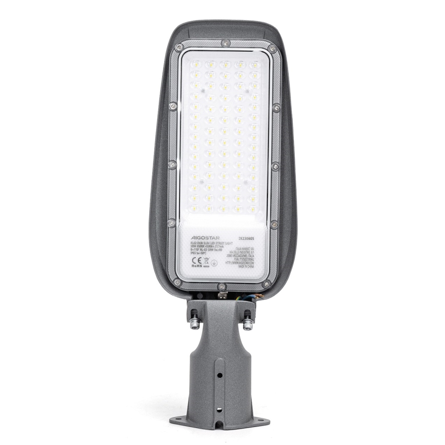 Aigostar - LED gatvės šviestuvas SLIM LED/50W/230V 6500K IP65