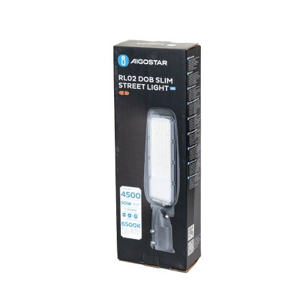 Aigostar - LED gatvės šviestuvas SLIM LED/50W/230V 6500K IP65