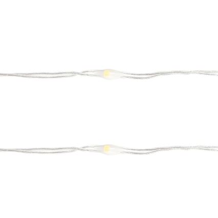 Aigostar - LED girlianda 100xLED/3xAA 10,3m šiltai balta