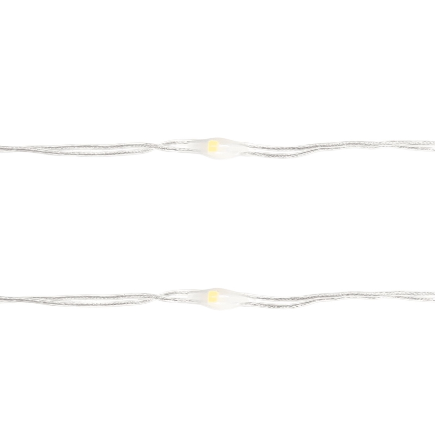 Aigostar - LED girlianda 100xLED/3xAA 10,3m šiltai balta