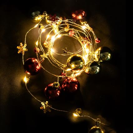 Aigostar - LED  girlianda 20xLED/3xAA 2m šiltai balta