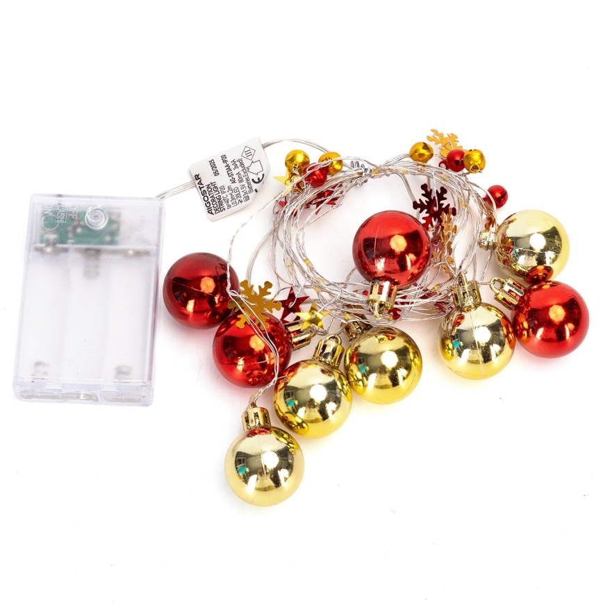 Aigostar - LED  girlianda 20xLED/3xAA 2m šiltai balta