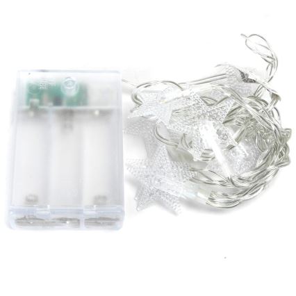 Aigostar - LED girlianda 20xLED/3xAA 3,3m žvaigždės