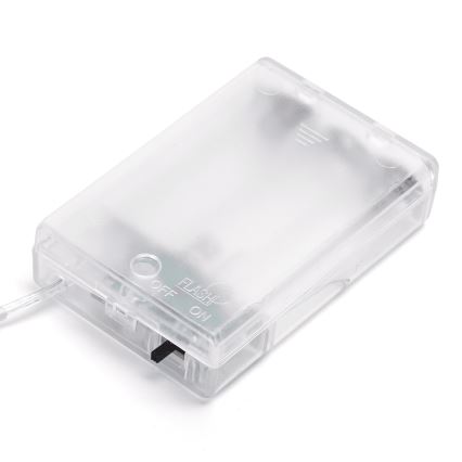 Aigostar - LED  girlianda 50xLED/3xAA 5,3m šiltai balta