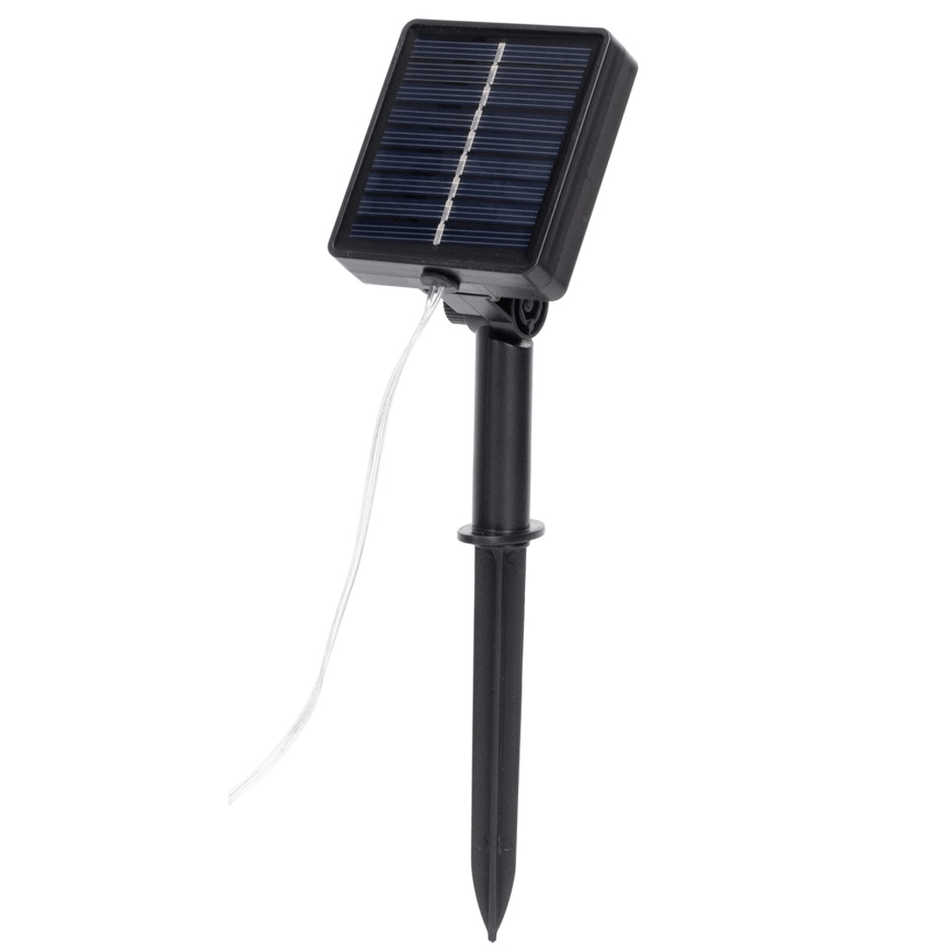 Aigostar - LED grandinė, įkraunama saulės šviesa 70xLED/4x1m IP65 šilta balta ivy