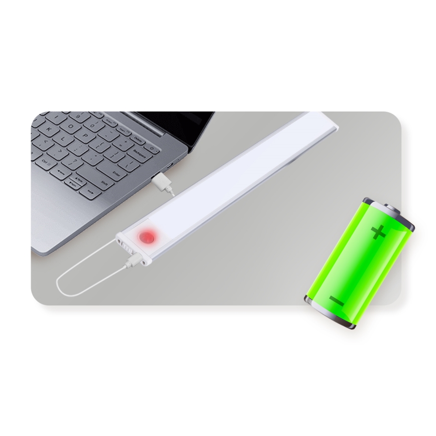 Aigostar - LED įkraunamas baldų apšvietimas su jutikliu LED/1,5W/5V 4000K