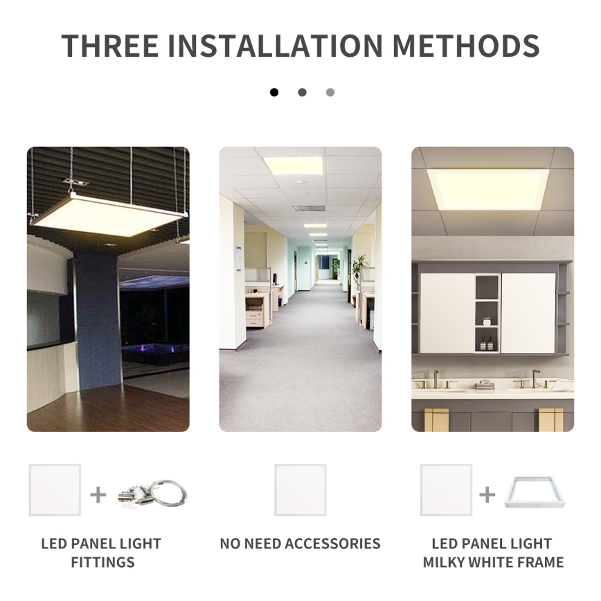 Aigostar - LED įleidžiama lubų panelė LED/40W/230V 6500K 60x60cm balta