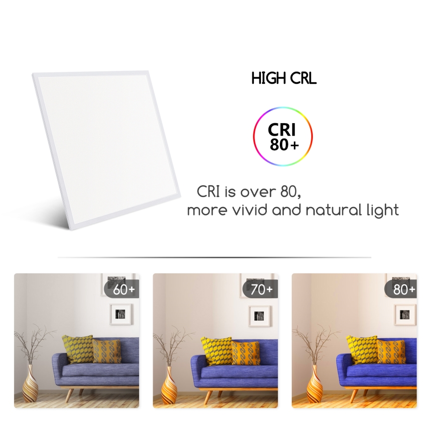 Aigostar - LED įleidžiama lubų panelė LED/40W/230V 6500K 60x60cm balta