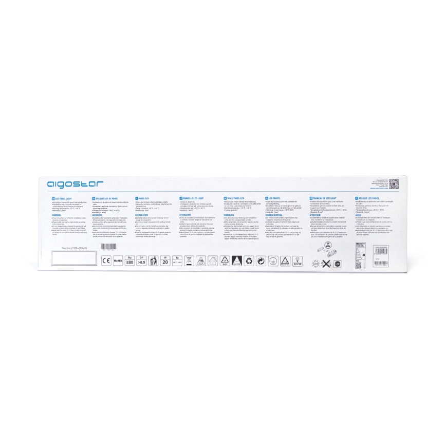 Aigostar - LED įleidžiama lubų panelė LED/50W/230V 6500K 120x30cm balta