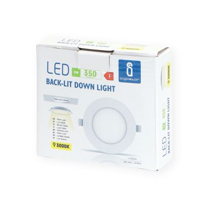 Aigostar - LED įleidžiamas lubinis šviestuvas LED/4W/230V 3000K diametras 9,8 cm balta