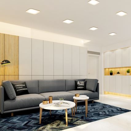 Aigostar - LED įleidžiamas lubinis šviestuvas LED/9W/230V 4000K 14,5x14,5 cm baltas