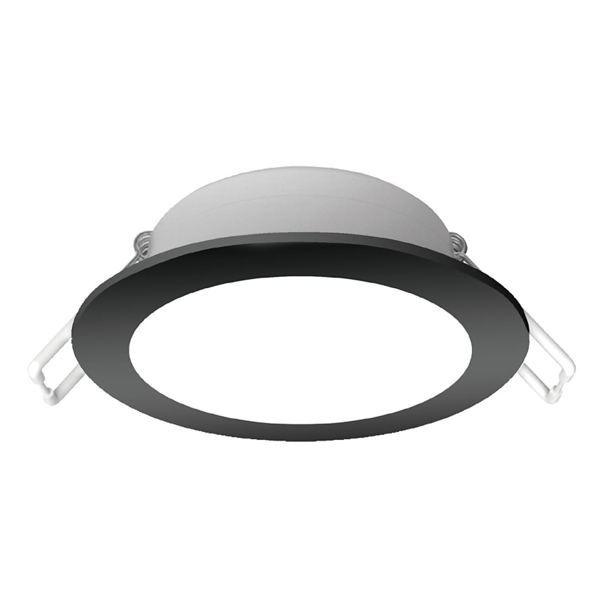 Aigostar - LED įleidžiamas lubinis vonios šviestuvas LED/4,8W/230V 6500K juoda IP65