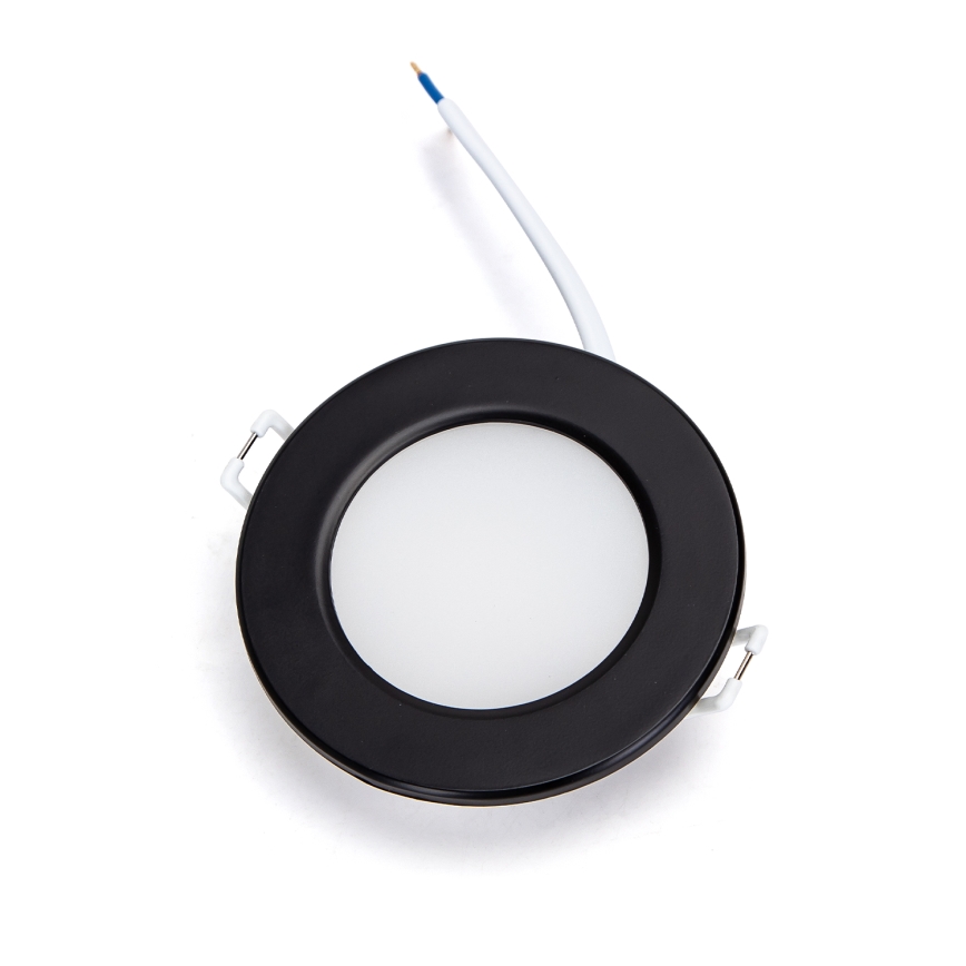 Aigostar - LED įleidžiamas lubinis vonios šviestuvas LED/4,8W/230V 6500K juoda IP65