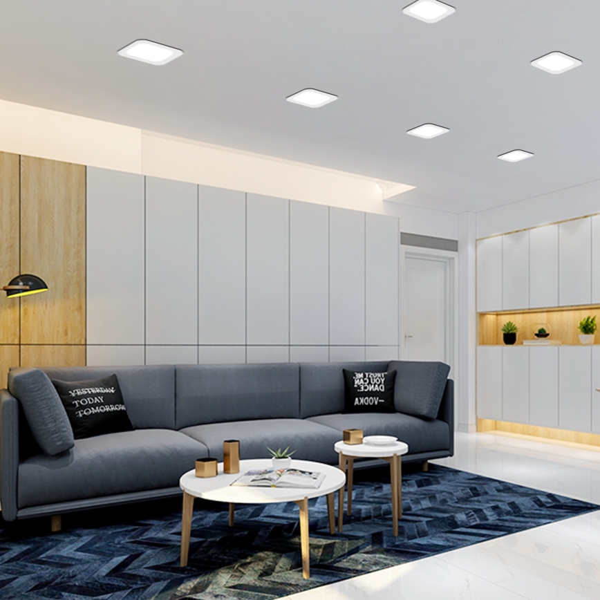 Aigostar - LED įleidžiamas šviestuvas LED/6W/230V 6500K 12x12 cm baltas