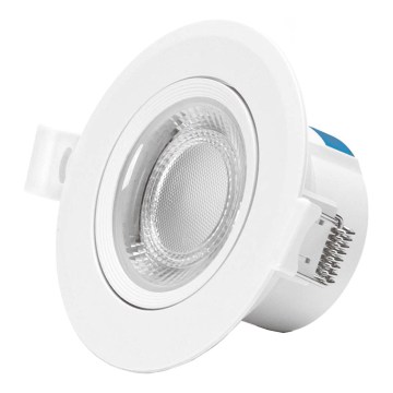 Aigostar - LED įleidžiamas šviestuvas LED/7W/230V 3000K skersmuo 8,5 cm, šiltai balta