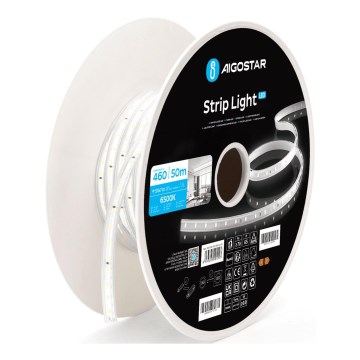 Aigostar - LED juosta, 50 m, 250 W, 230 V, 6500 K, IP65