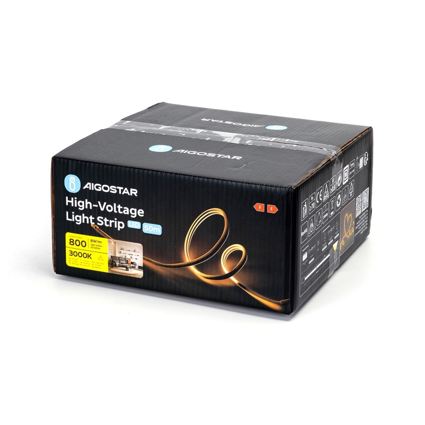 Aigostar - LED juosta 50 m LED/400W/230V 3000K IP65