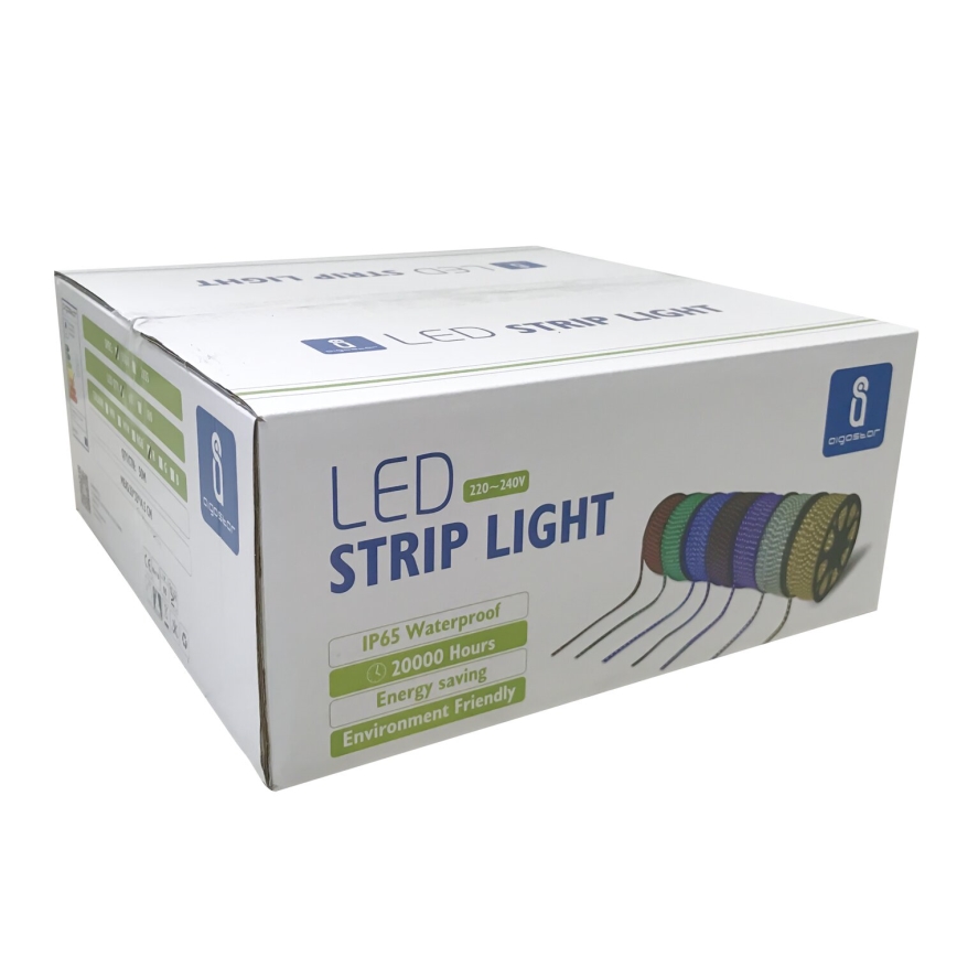 Aigostar - LED juosta 50m LED/300W/230V IP65 raudona