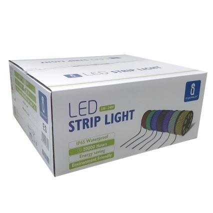 Aigostar - LED juosta laukui 50m LED/300W/230V mėlyna IP65