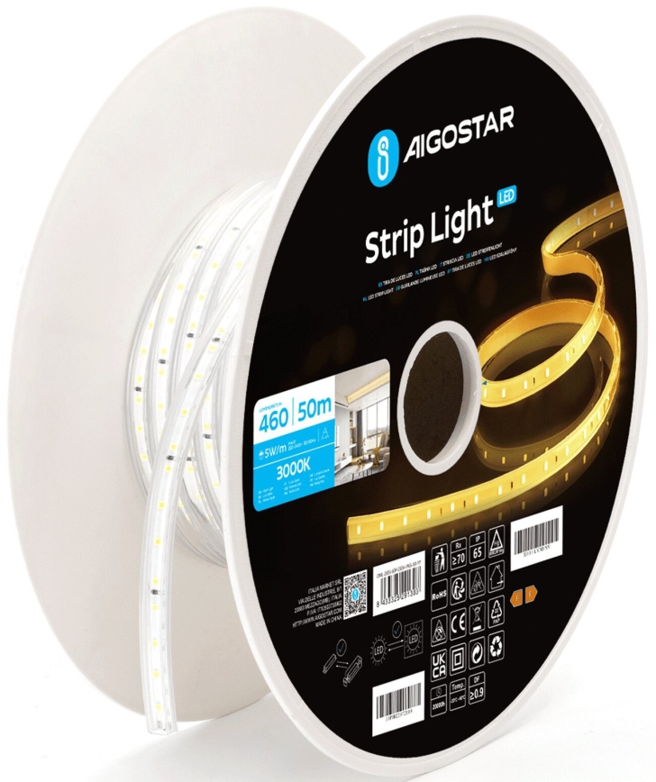 Aigostar - LED juosta LED/250W/230V 50m 3000K IP65
