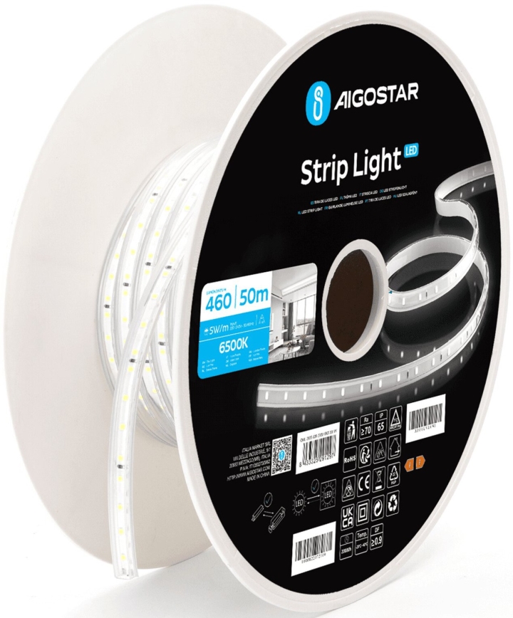 Aigostar - LED juosta LED/250W/230V 50m 6500K IP65