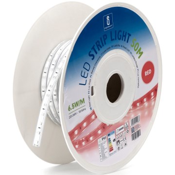 Aigostar - LED juosta LED/325W/230V 50m raudona IP65