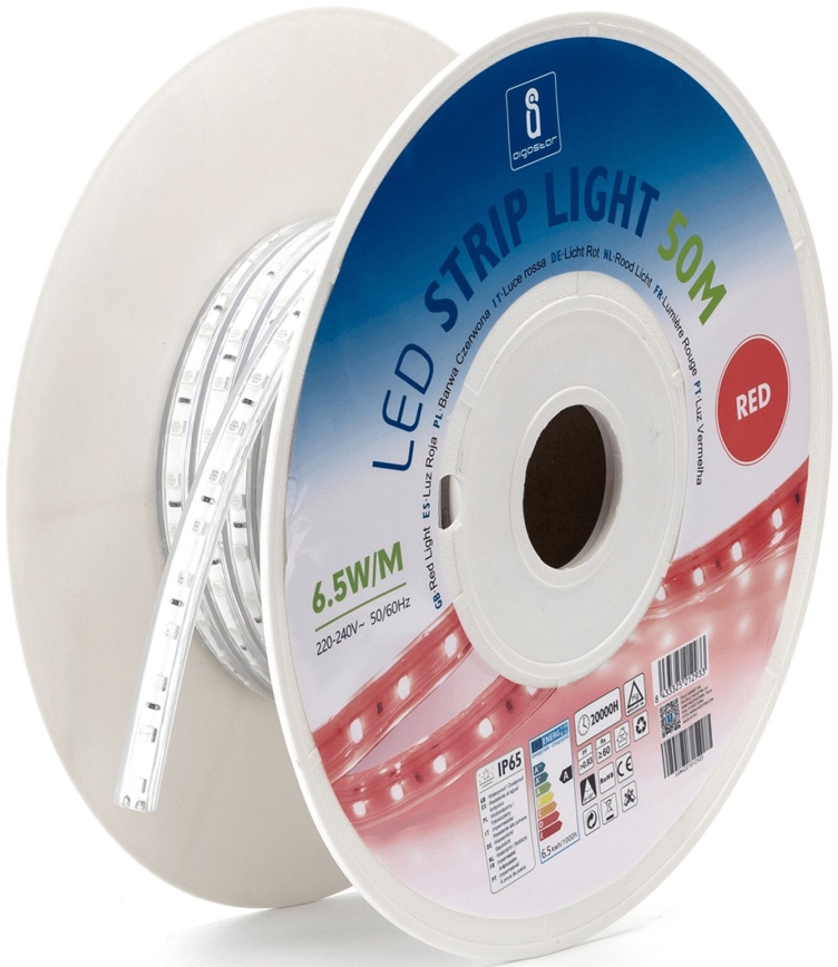 Aigostar - LED juosta LED/325W/230V 50m raudona IP65