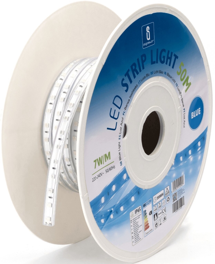 Aigostar - LED juosta LED/350W/230V 50m mėlyna IP65