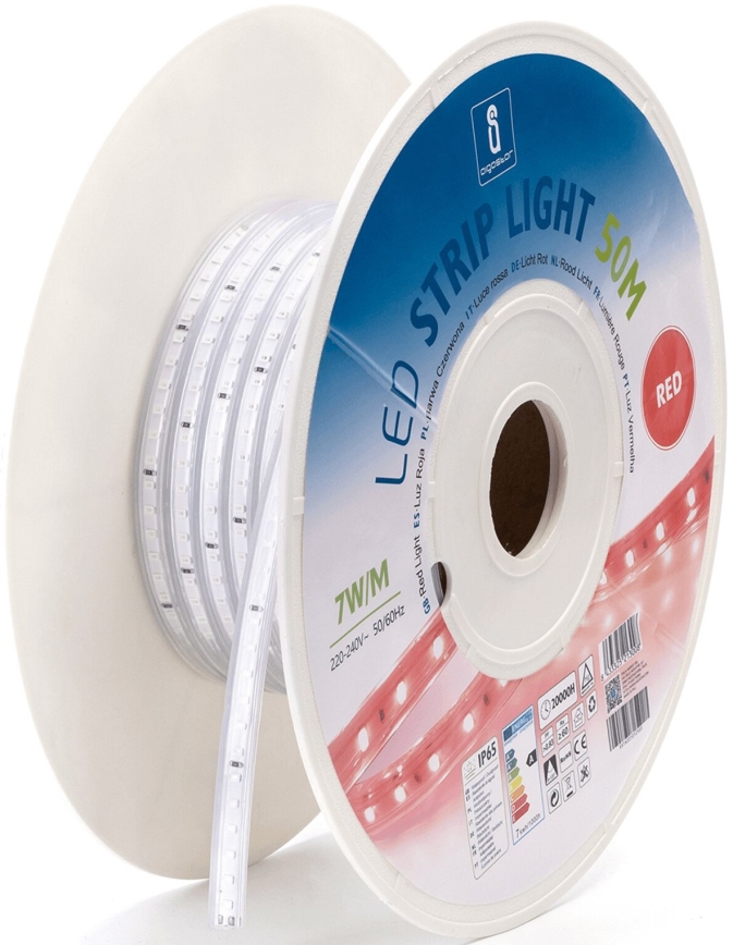 Aigostar - LED juosta LED/350W/230V 50m raudona IP65