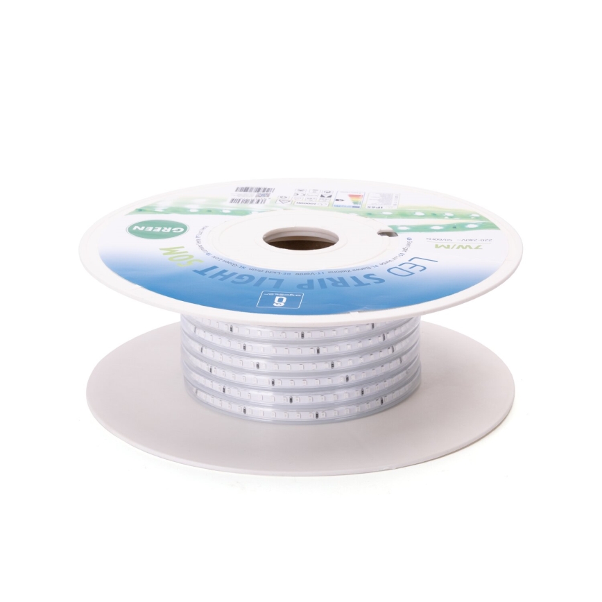 Aigostar - LED juosta LED/350W/230V 50m žalia IP65