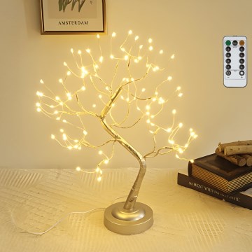 Aigostar - LED Kalėdinė dekoracija 108xLED/3xAA/8 funkcijų 45cm šilta balta
