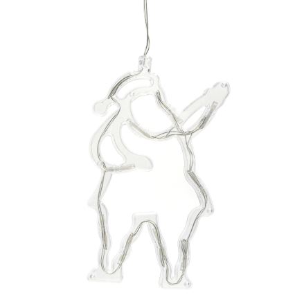 Aigostar - LED Kalėdinė dekoracija 10xLED/3xAAA Kalėdų senelis 20 cm