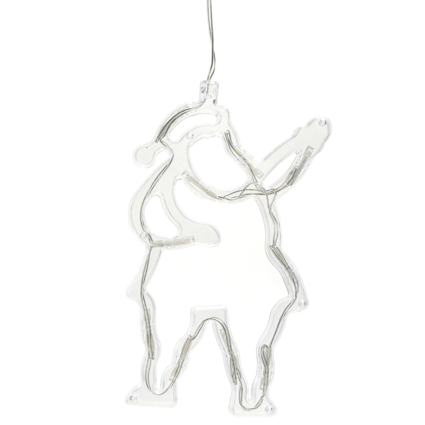 Aigostar - LED Kalėdinė dekoracija 10xLED/3xAAA Kalėdų senelis 20 cm