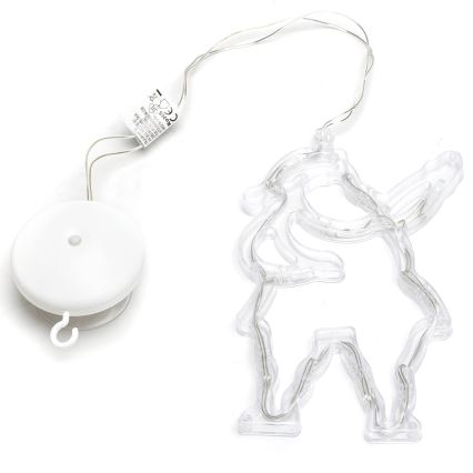 Aigostar - LED Kalėdinė dekoracija 10xLED/3xAAA Kalėdų senelis 20 cm