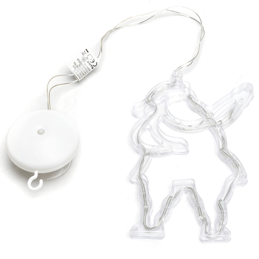 Aigostar - LED Kalėdinė dekoracija 10xLED/3xAAA Kalėdų senelis 20 cm