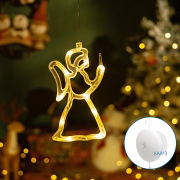Aigostar - LED Kalėdinė dekoracija LED/3xAAA angelas 21 cm