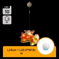 Aigostar - LED kalėdinė dekoracija LED/3xAAA Kalėdinis lėktuvas 17cm