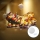 Aigostar - LED Kalėdinė dekoracija LED/3xAAA Kalėdų Senelis su elniais 13,4 cm