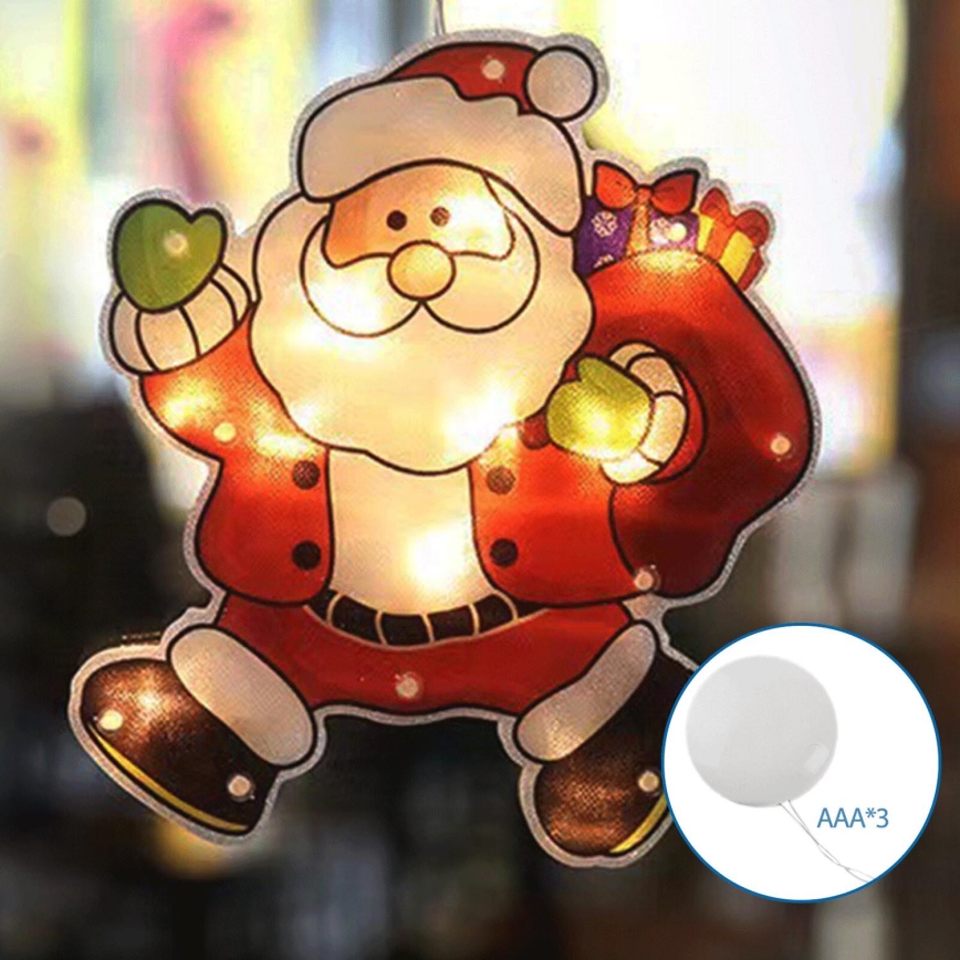 Aigostar - LED kalėdinė dekoracija LED/3xAAA Santa 20cm