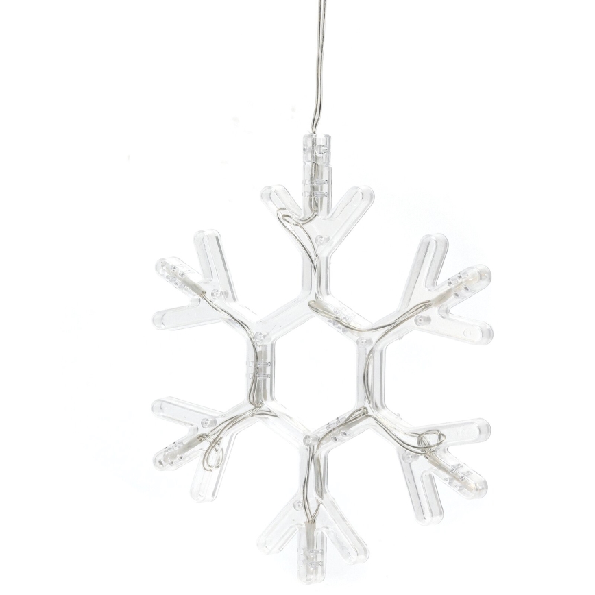 Aigostar - LED kalėdinė dekoracija LED/3xAAA šilta balta snaigė 19cm