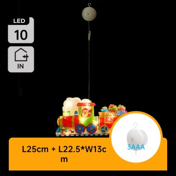 Aigostar - LED kalėdinė dekoracija LED/3xAAA traukinys 13,4cm