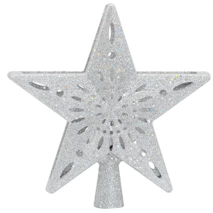 Aigostar - LED kalėdinis snaigių projektorius LED/5W/230V šaltai balta sidabrinė žvaigždė