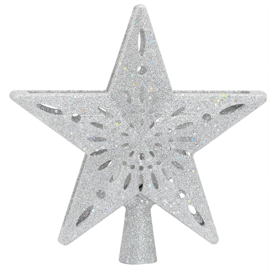Aigostar - LED kalėdinis snaigių projektorius LED/5W/230V šaltai balta sidabrinė žvaigždė