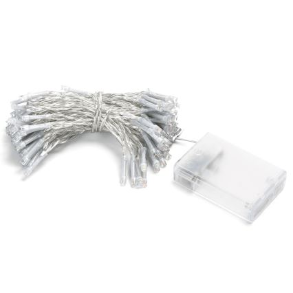 Aigostar - LED Kalėdinė girlianda 100xLED/3xAA 10,3m daugiaspalvė