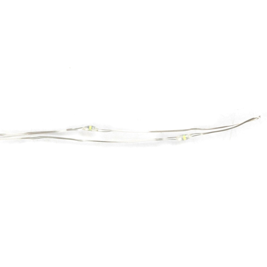 Aigostar - LED kalėdinė girlianda 100xLED/3xAA 10,3m šalta balta