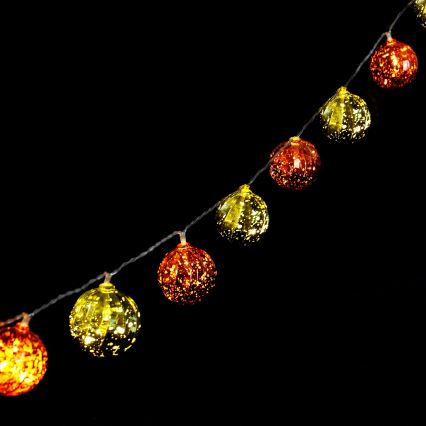 Aigostar - LED Kalėdinė girlianda 20xLED/3xAA 2 m šilta balta