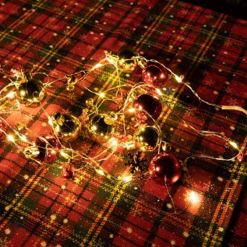 Aigostar - LED kalėdinė girlianda 20xLED/3xAA 2m šiltai balta